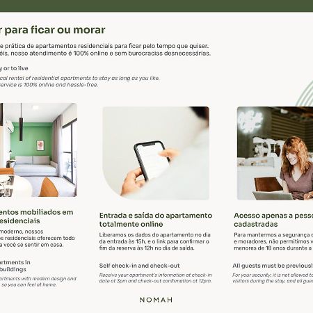 Nomah - Aptos Por Temporada Na Vila Nova Conceicao Sao Paulo Dış mekan fotoğraf