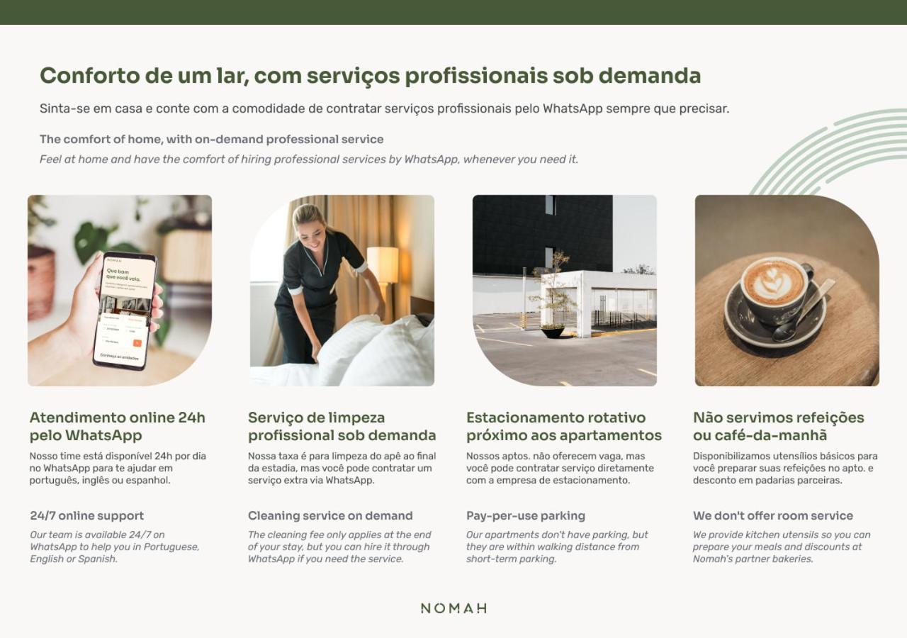 Nomah - Aptos Por Temporada Na Vila Nova Conceicao Sao Paulo Dış mekan fotoğraf
